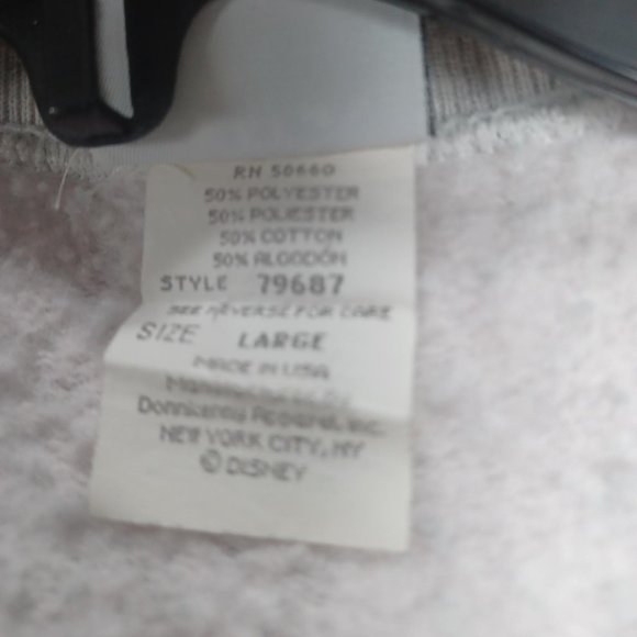 Vintage 90's Mickey Mouse International Soccer Themed Sweatshirt Large - Picture 6 of 7